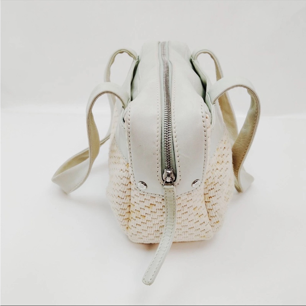 Chanel White Quilted Shoulder Bag with COA - has stains - Picture 4 of 10